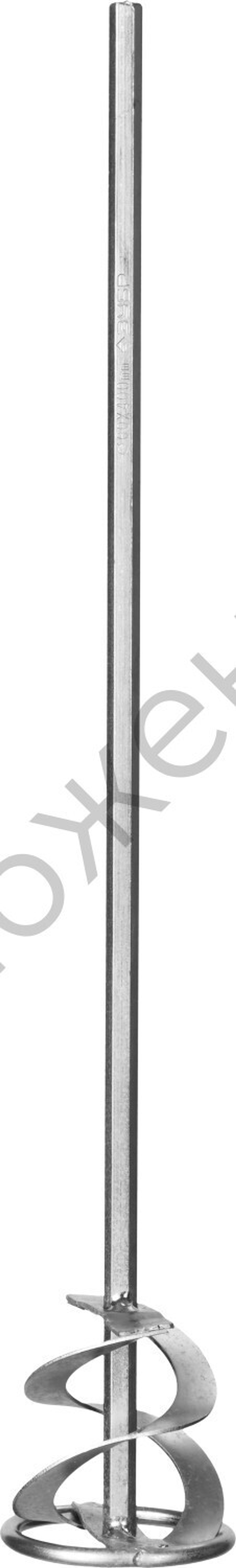 ЗУБР 60х400 мм, шестигранный хвостовик, Миксер для красок, ПРОФЕССИОНАЛ (0603-06-40)