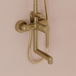 Душевая система 35к IDDIS AIGMG3Fi06 "Aiger" лейка "Тропический душ", ЗОЛОТО матовый