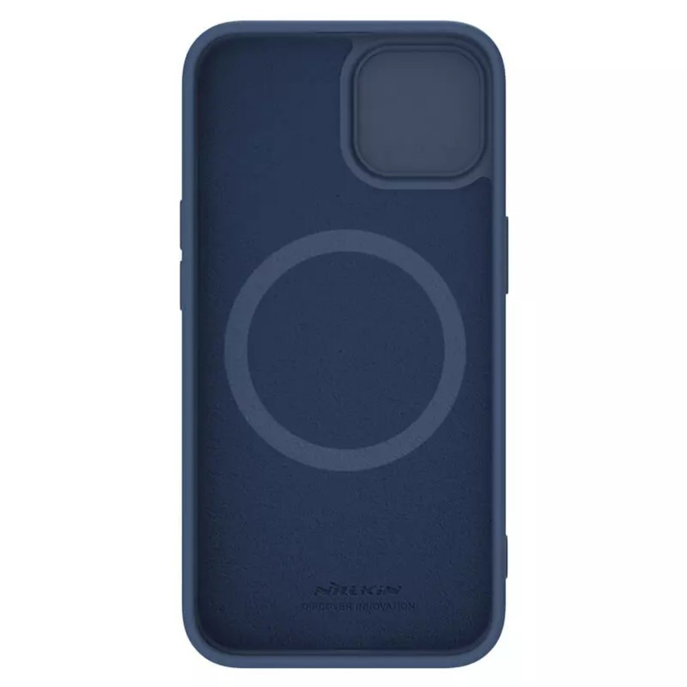Накладка Nillkin Magnetic Silky Silicone Case для iPhone 15 Plus