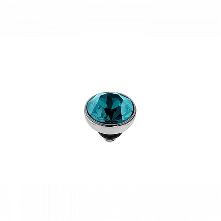 Шарм Qudo Bottone Blue Zircon 8 мм 680112 BL/S