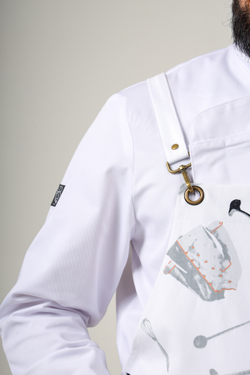 Фартук cooker white