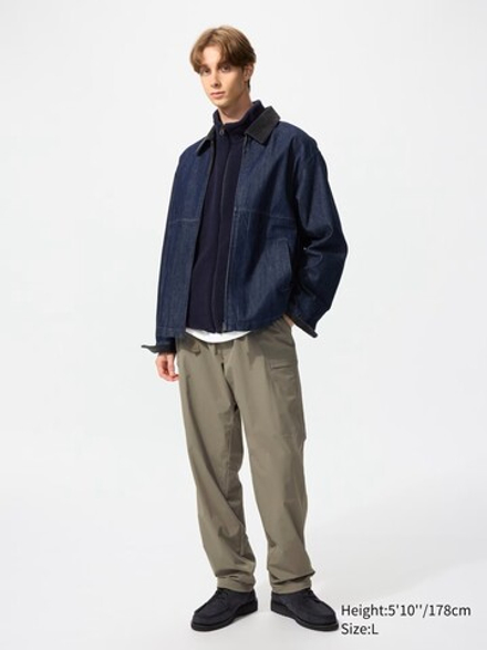 UNIQLO ТЕПЛЫЕ БРЮКИ НА ПОДКЛАДКЕ, ХАКИ