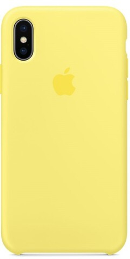 Чехол силиконовый для IPhone Xs Lemonade