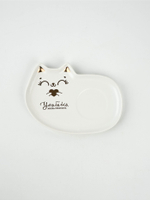 Чайная пара «Улыбайся»: кружка 200 мл, блюдце 18×11 см, ложка