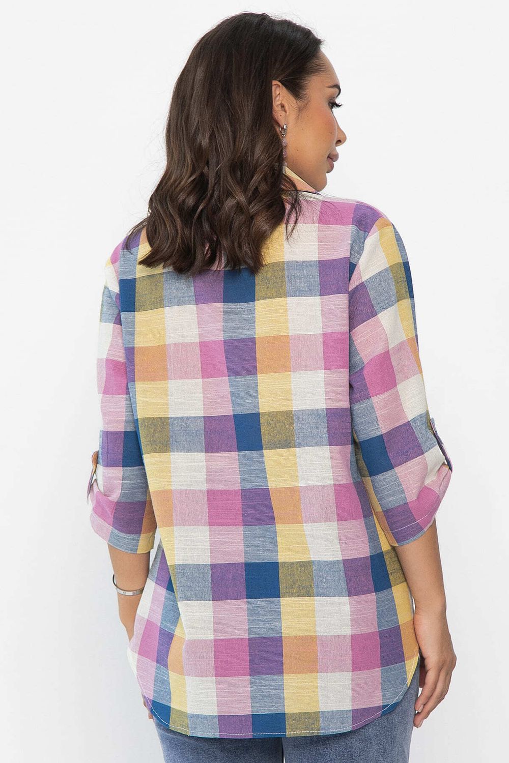 Рубашка Аланта НЬЮ (желто-розовая) Б14037-18М LT Collection