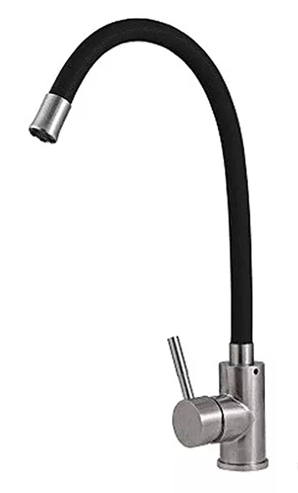 EZA4-F090 KB,см-ль для кух.мойки с пов.гибким черным изливом ,катридж Ø 35