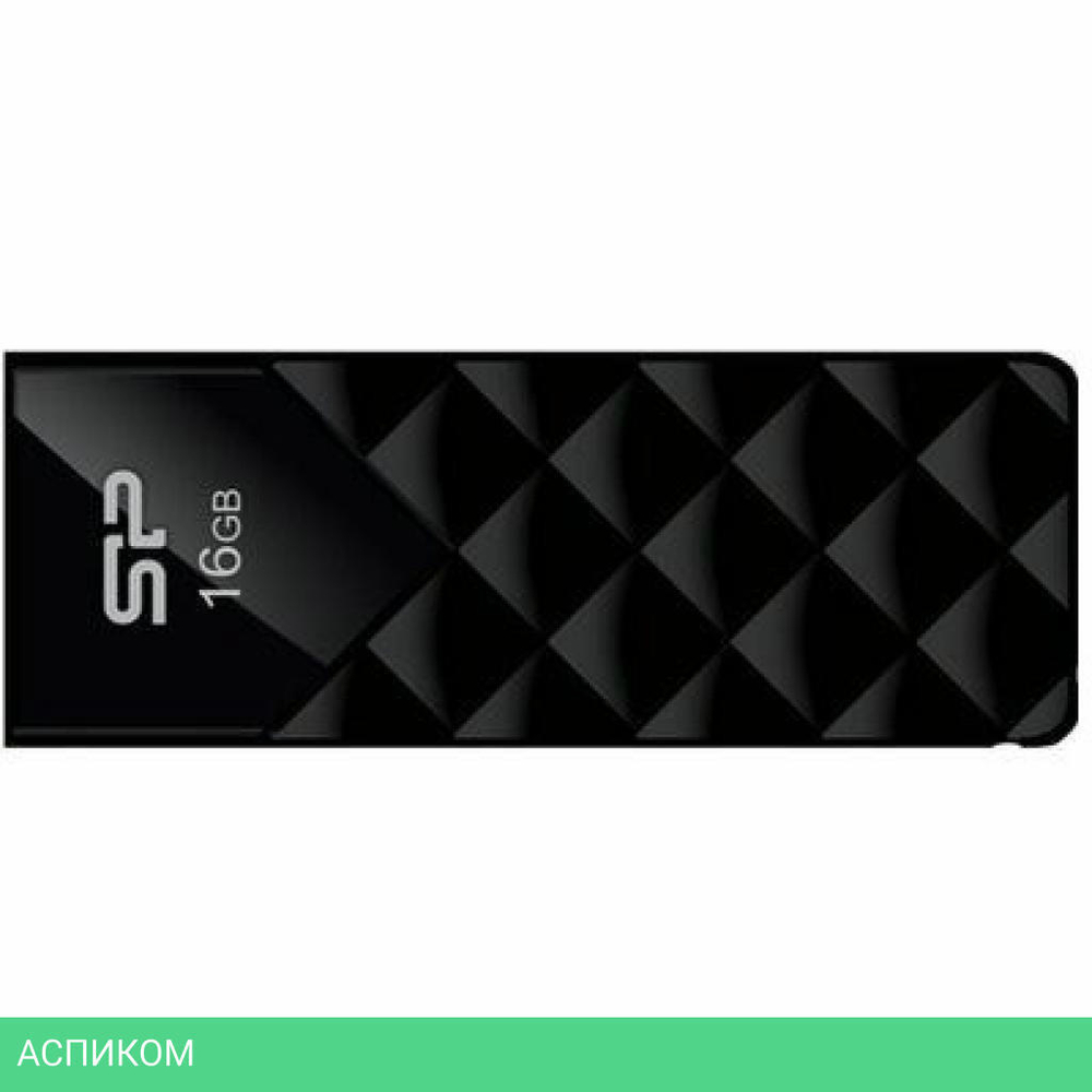 USB Flash-накопитель Silicon-Power Ultima U03 16Gb черный (SP016GBUF2U03V1K)