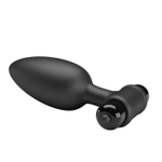 Анальная пробка с вибрацией Baile Mr.Play, силикон, 11,5 см