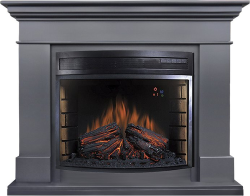 Каминокомплект California - Серый графит с очагом Dioramic 28 LED FX
