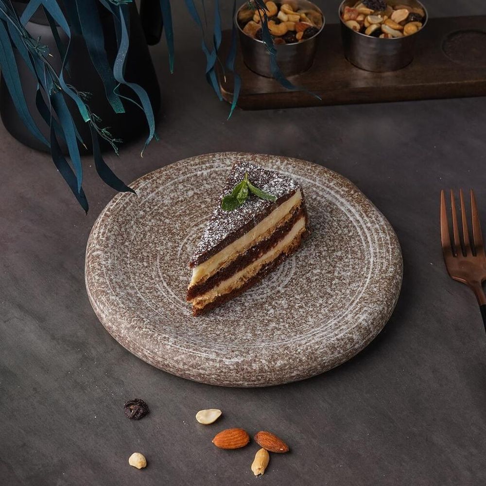 Блюдо круглое d 20,2 см h2,5 см Brown Untouched Taiga P.L. Proff Cuisine [1]