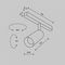 Трековый светильник Maytoni Technical Focus LED TR032-2-5W2.7K-M-B