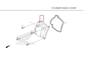 12310-KZR-700. COVER COMP., CYLINDER HEAD