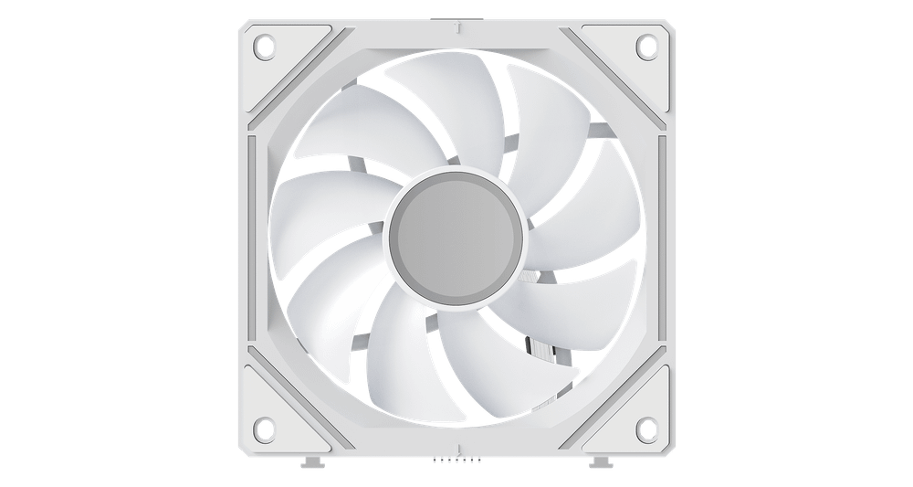 Вентилятор для корпуса Ocypus Gamma F12 UNI WH ARGB 3-IN-1 3x(123x120x25mm) 800-1800RPM 53CFM Белый