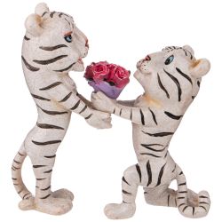 ФИГУРКА "Влюбленные ТИГРУЛИ" 15*6*17 СМ (КОР=24ШТ.)