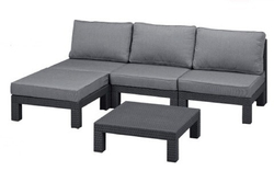 Комплект мебели Невада (Nevada low set) серый