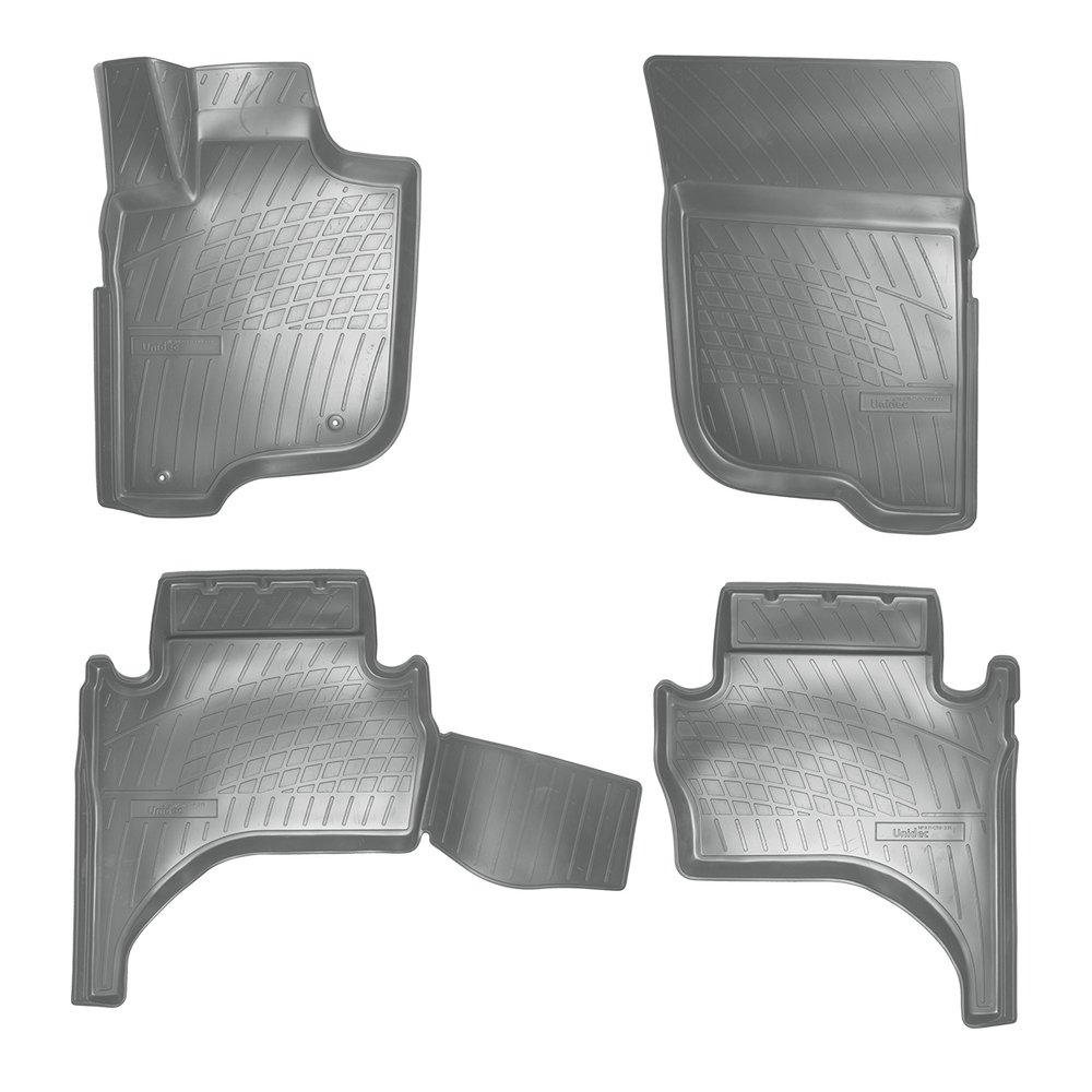 Ковры в салон Norplast/Unidec для Mitsubishi L200 V (2015-), арт.NPA11-C59-335-G