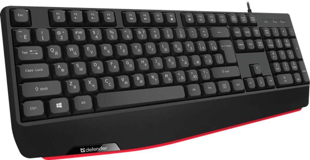 Клавиатура USB Defender Atom HB-546 черный