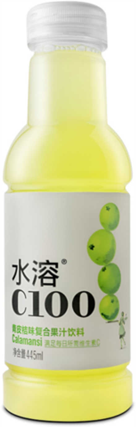 Негазированный Напиток С100 Зеленый мандарин 0.445 - пэт