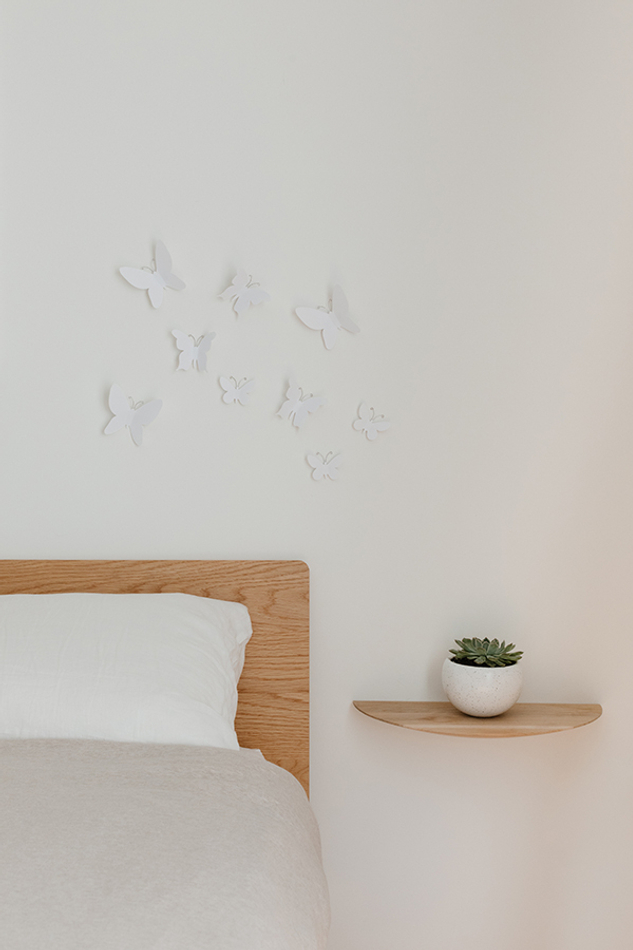 Декор для стен Mariposa 9 элементов белый, Umbra