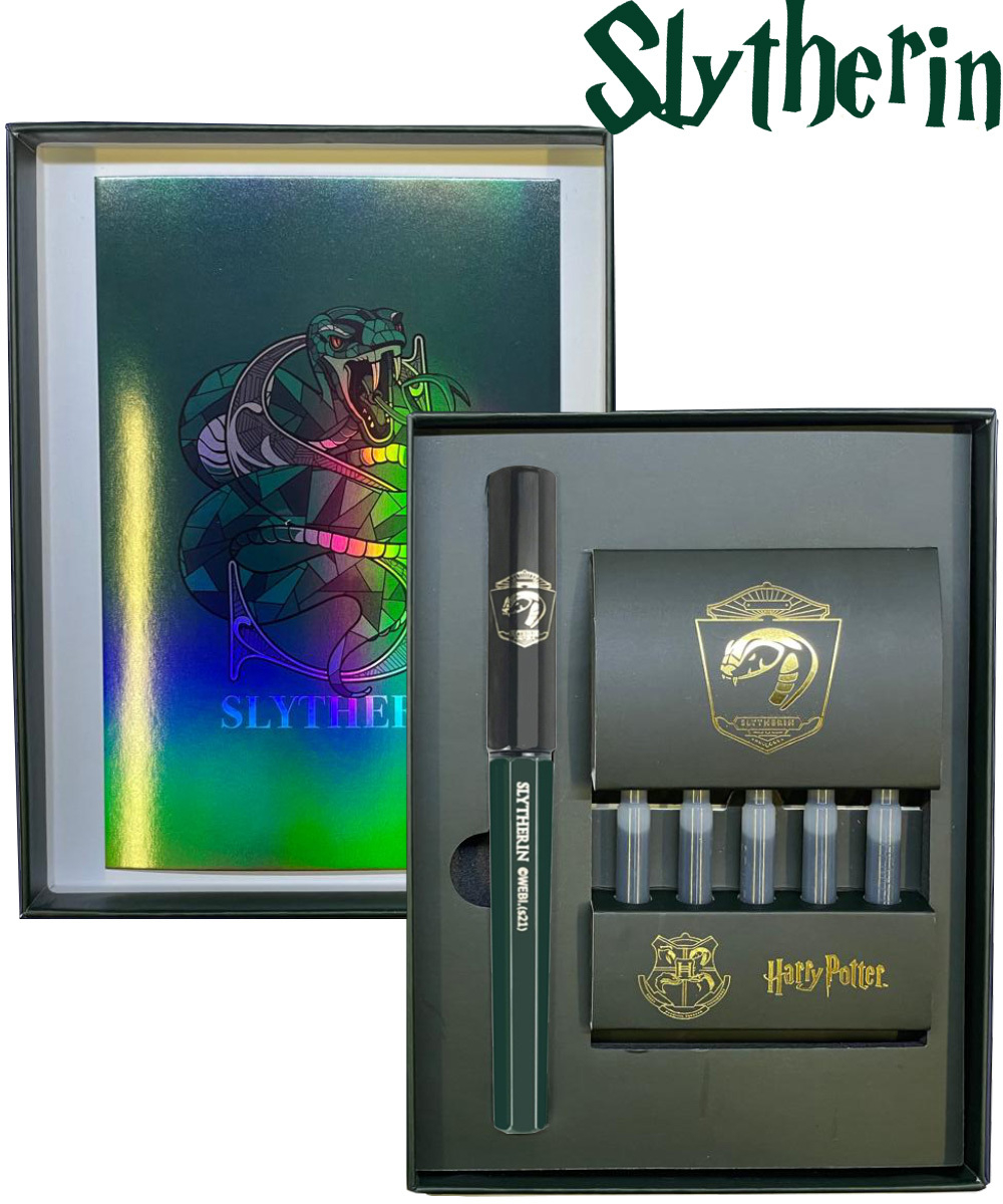 Перьевая ручка Platinum Limited Harry Potter Slytherin зеленая (PLAT003HP)