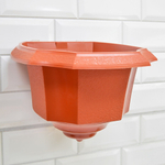 Горшок цветочный настенный "Ника" 4л h130мм, в ассортименте