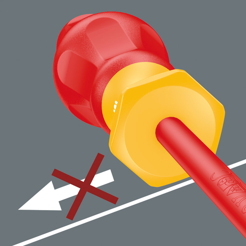 1165 i PZ VDE Изолированная отвёртка Wera Pozidriv 0x80 мм 05031610001