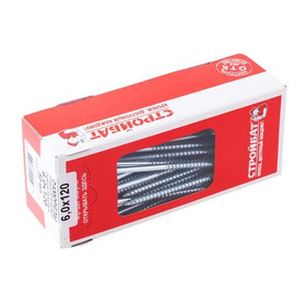 Саморезы универсальные 6,0x120 (белый цинк 50 шт)