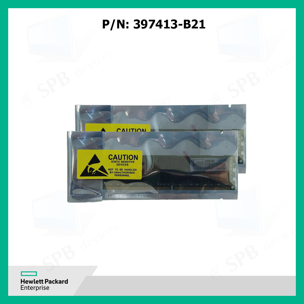 Оперативная память HP 4 GB Fully Buffered для серверов HP ProLiant BL460c /480c /20pG4 /DL140G3 /360G5 /380G5 /ML150G3 /350G5 /370G5 (397413-B21) 416472-001, 398707-051