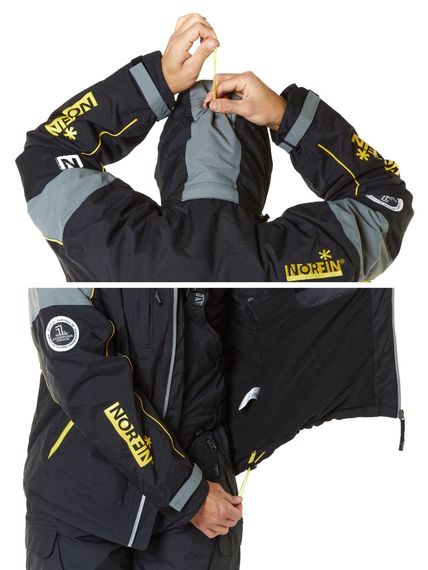 Kостюм демисезонный Norfin VERITY чёрн. S