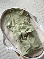 Плед из муслина с рюшами, Оливковый