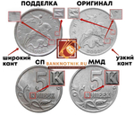 5 копеек 2002 года (Без знака монетного двора) XF