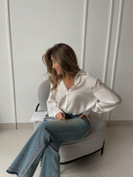 Блуза с лентой wh