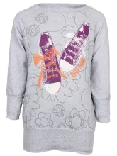 Длинная толстовка для девочки Eat Ants by Sanetta