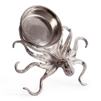 Монетница Secret De Maison OCTOPUS2 ( mod. 9612 ) алюминиевый сплав, 30,5x31x6,5 см, никель/nickel