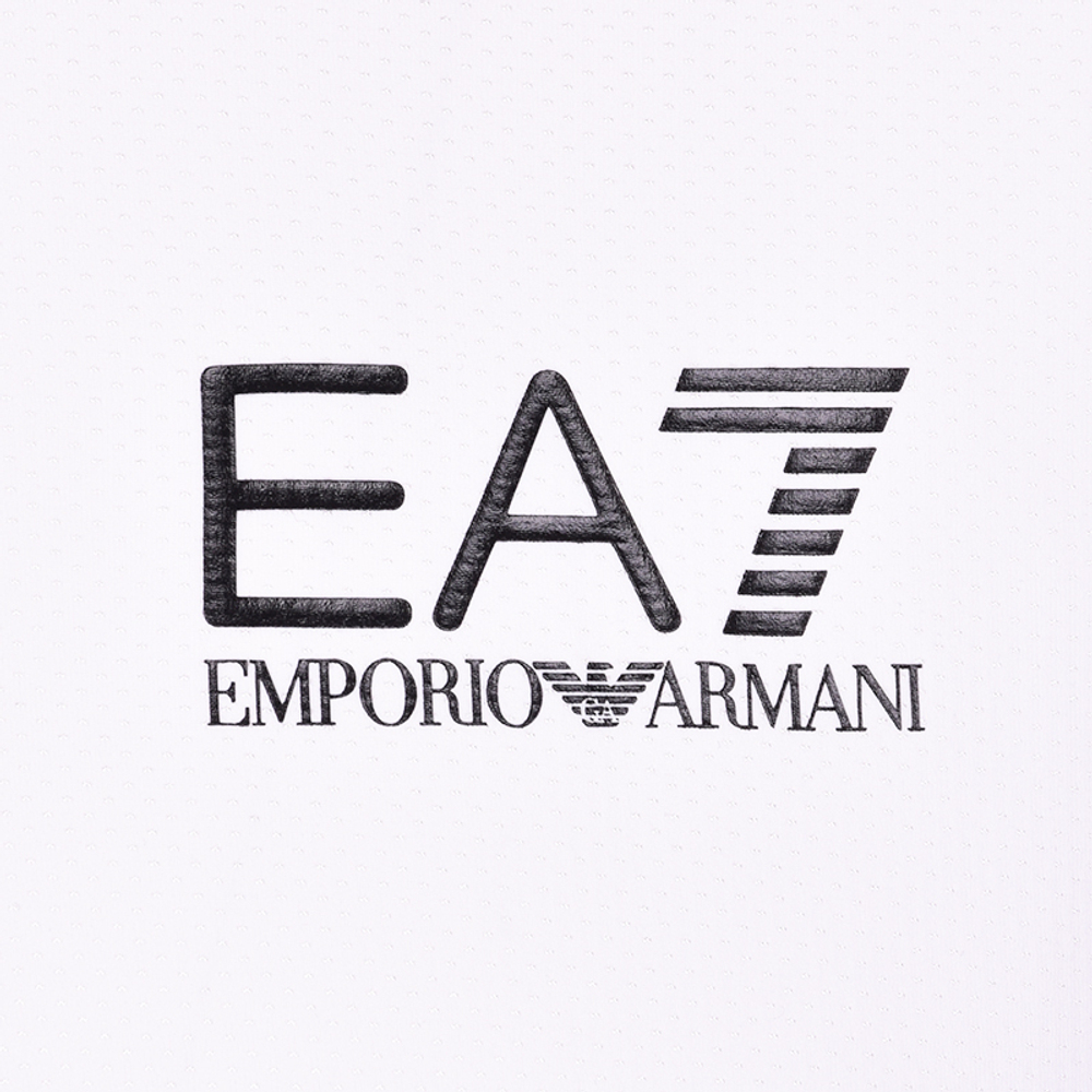 Мужское поло теннисное EA7 Man Jersey Polo - white