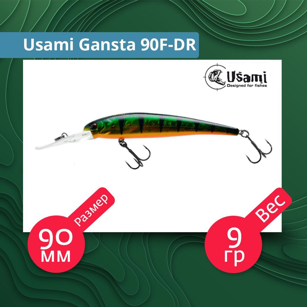 Воблер для рыбалки Usami Gansta