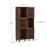 Стеллаж Beyla из ясеня с отделкой под орех