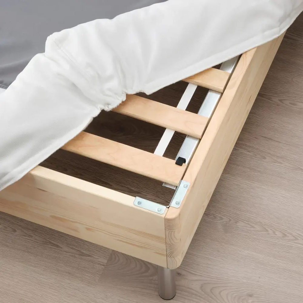 Основание для матраса - LYNGÖR / LYNGОR IKEA/ ЛЮНГЕР ИКЕА,  200х140 см, под беленый дуб