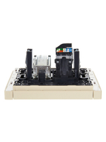 FORTE&PIANO Розетка двойная TV+RJ45 кат.5E FP436 ваниль IEK