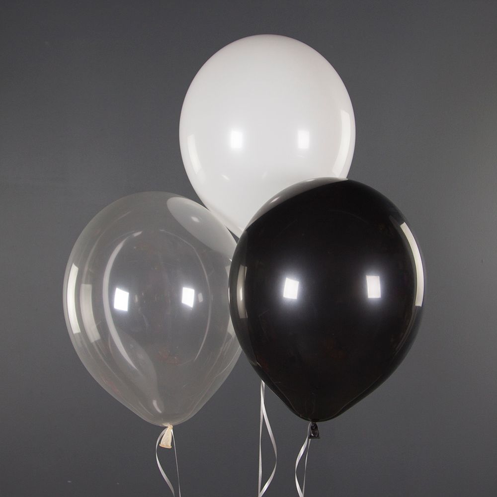 Шар (12''/30 см) Белый (S13/170), пастель, 100 шт.