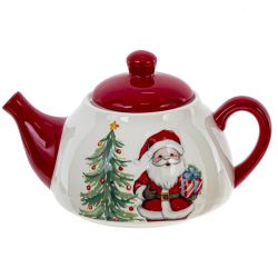 GAEM Чайник с чашкой "Новогодний подарок", 500/, 380 мл, L17,5 W10 H17 см