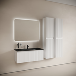 Тумба подвесная Sancos Code 990х453х400, c одним ящиком оснащенным доводчиками, цвет белый , арт. CD100W