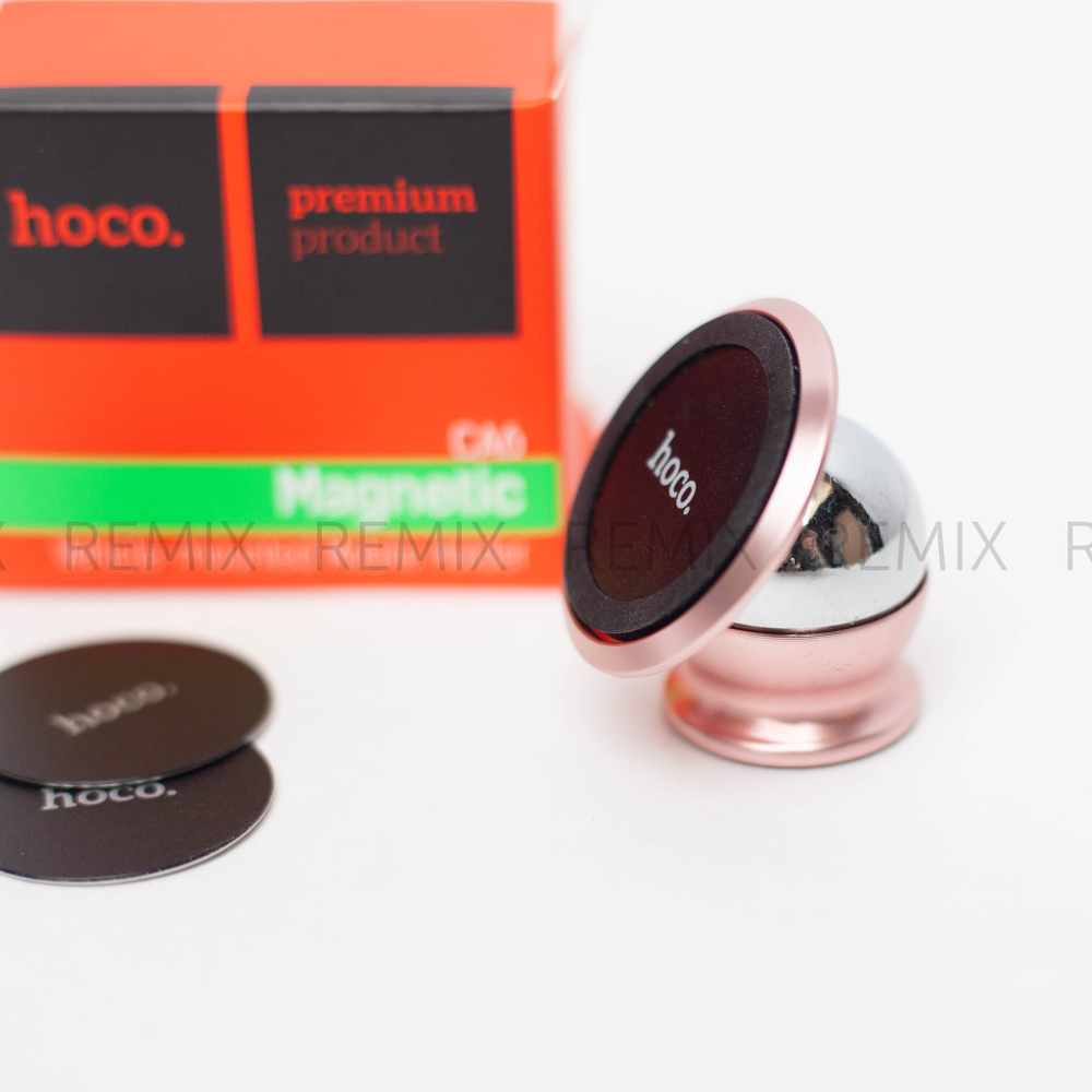 Держатель авто Hoco CA6 Full-metal (Rose Gold)