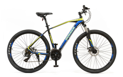 Велосипед 27,5 HOGGER REDSON MD, 21, алюминий, 21-скор., черно-синий-желтый