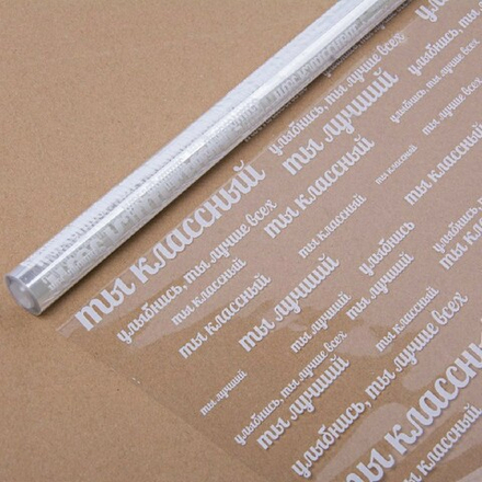 Пленка Ты классный БЕЛАЯ (10м)