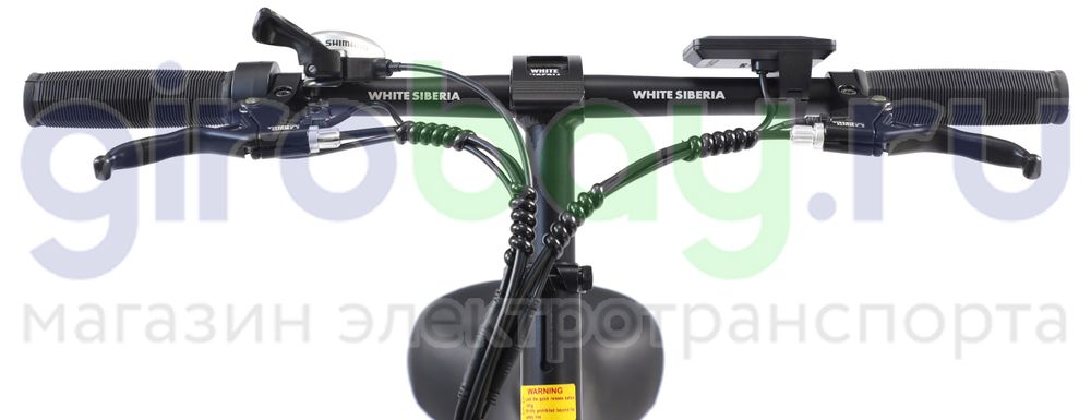 Электровелосипед WHITE SIBERIA SLAV PRO 1000W 48V/13A Silver Winter (Серебро) фото  6 фото №7