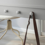 Письменный стол - IKEA SMYGA, 122х60 см, светло-серый, СМИГА ИКЕА