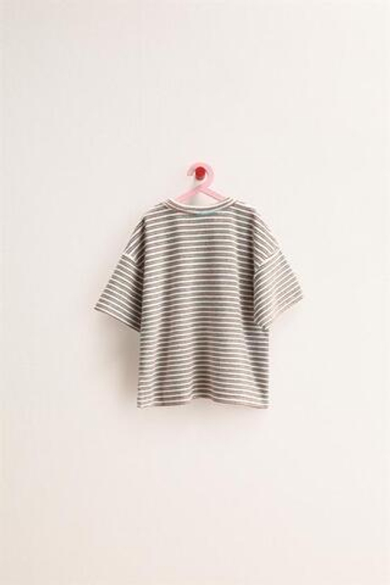 ZARA TIMELESS - ФУТБОЛКА МАХРОВАЯ В ПОЛОСКУ, СИНИЙ/БЕЛЫЙ