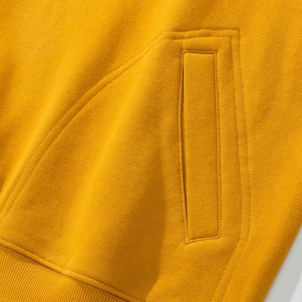 Худи PUFF Half Zip Горчичный - фото 4