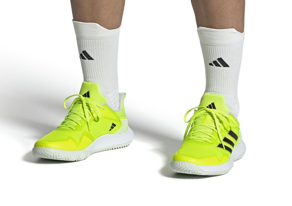 Теннисные кроссовки Adidas Defiant Speed M - lemon/aurora black/crystal jade - Black Green Yellow